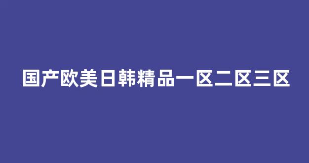 国产日韩欧美二区